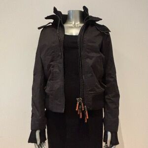 Superdry Microfibre Fur-hooded Windbomber Jacket